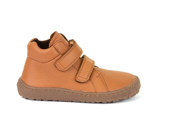 Leather boot cognac