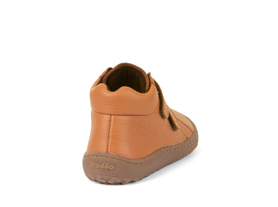 Leather boot cognac