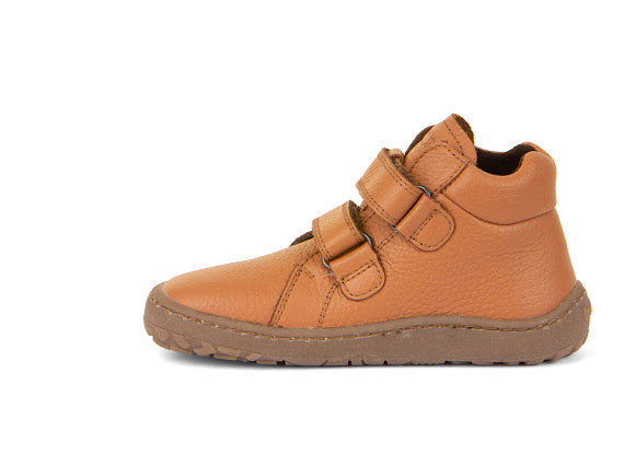Leather boot cognac