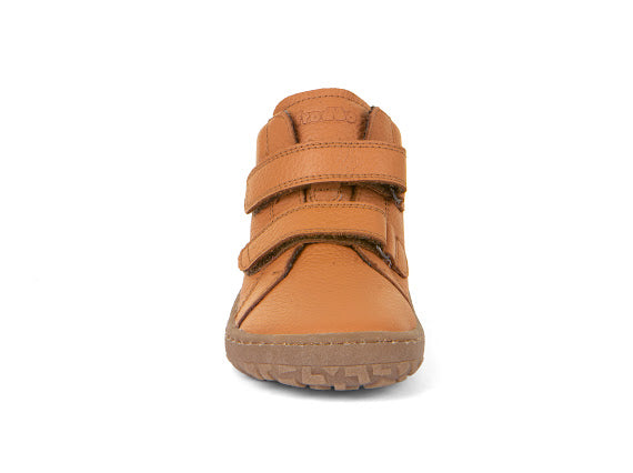 Leather boot cognac