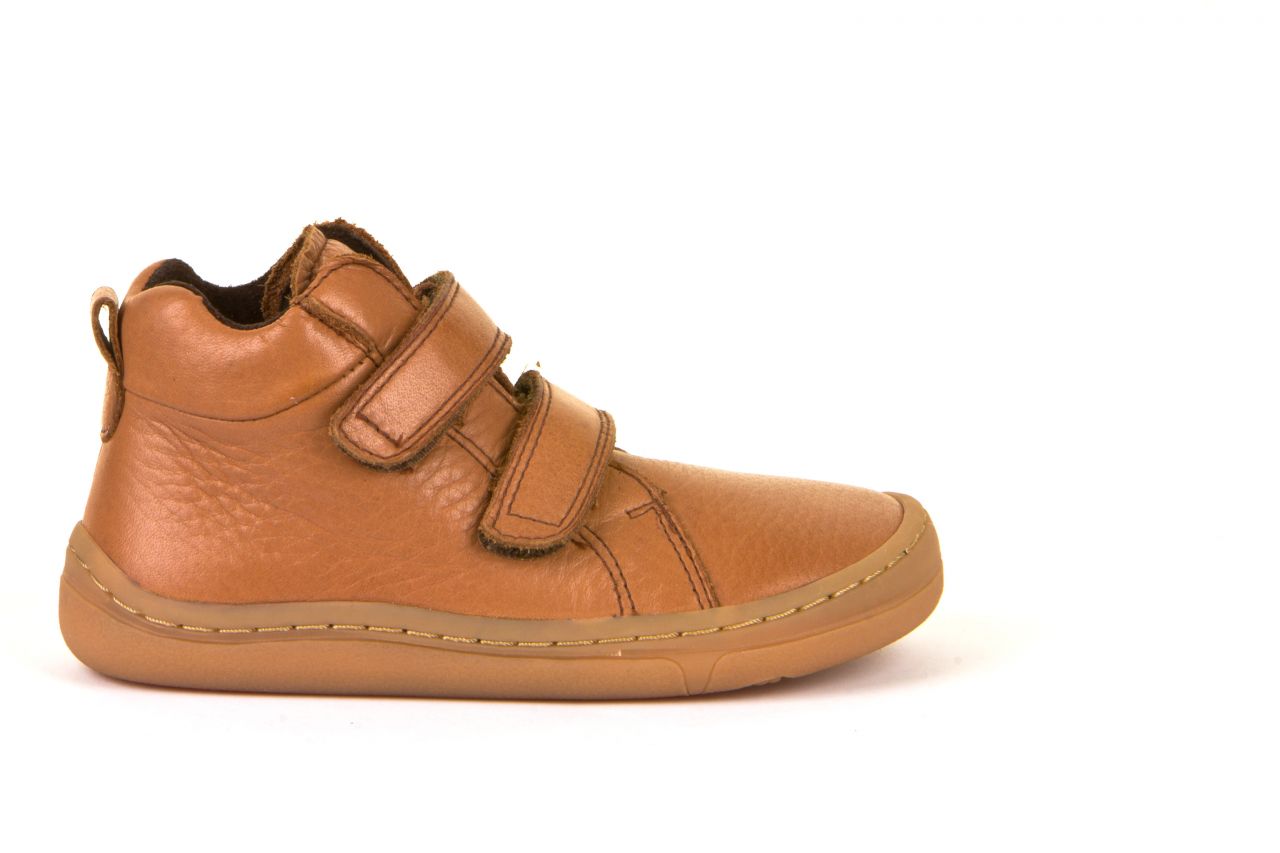 Leather boot cognac