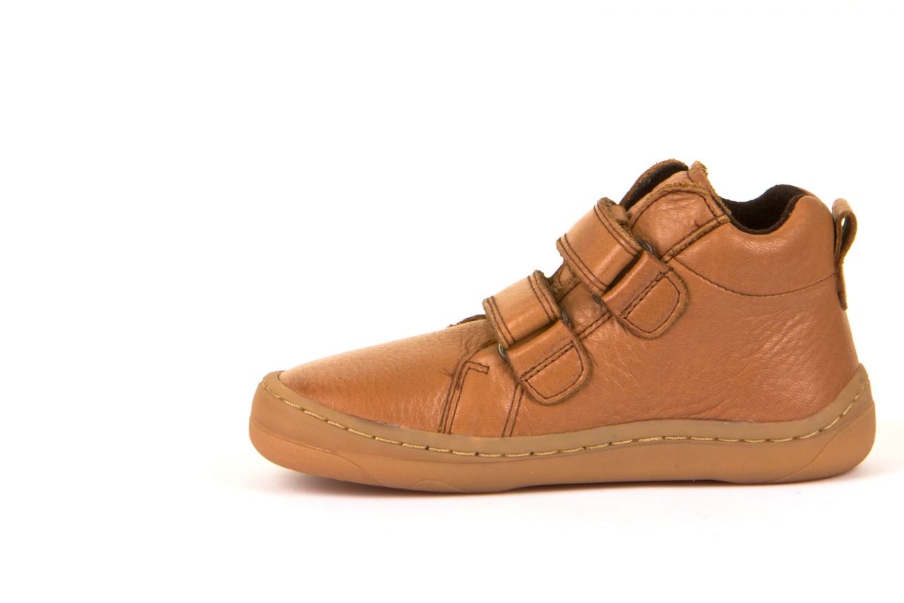 Leather boot cognac