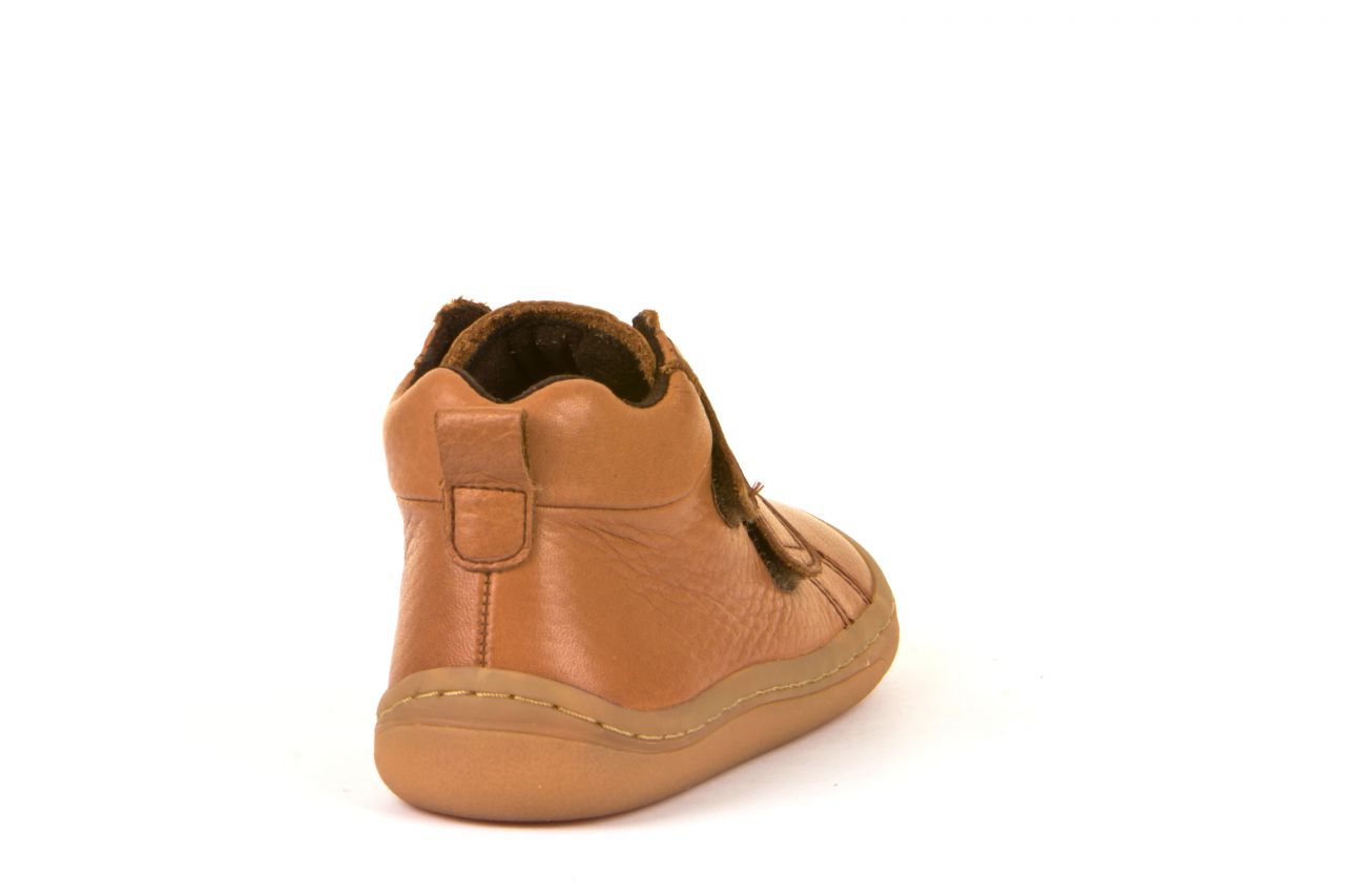 Leather boot cognac