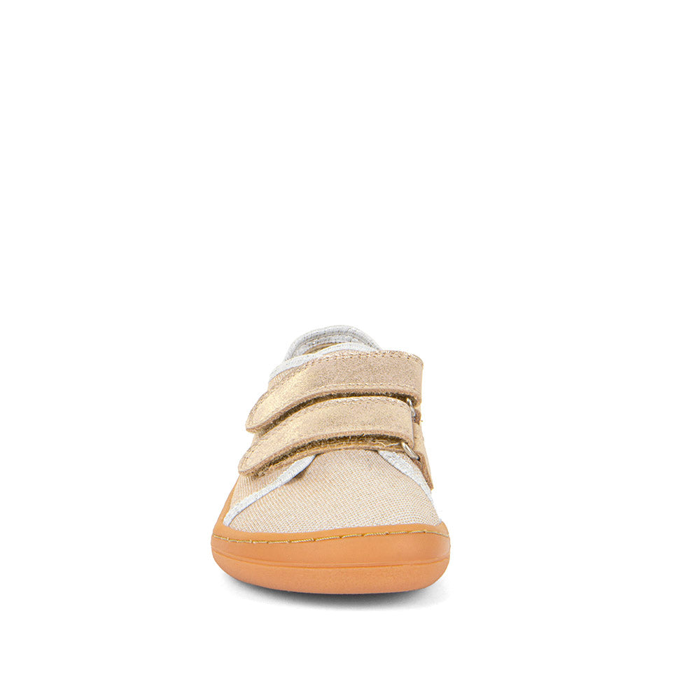 Canvas sneaker gold
