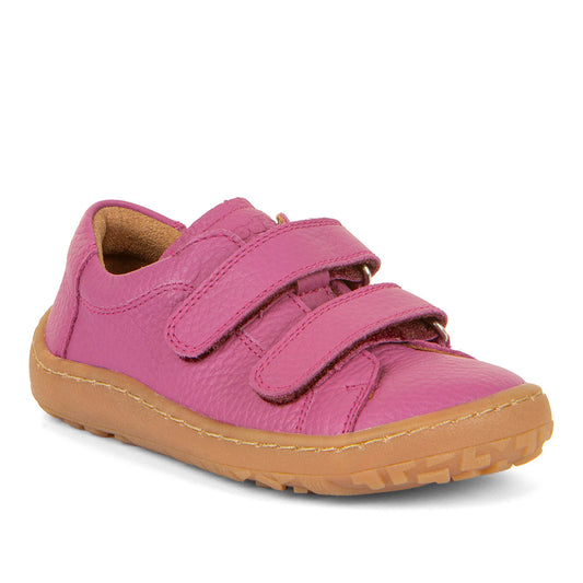 Leather sneaker fuxia 2.0