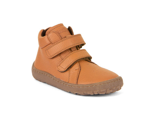 Leather boot cognac
